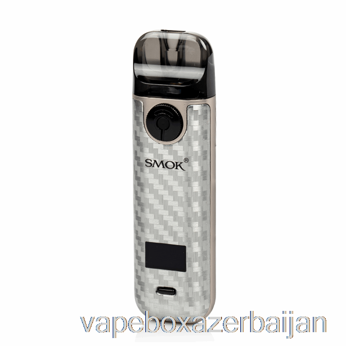 Vape Baku SMOK NOVO 4 25W Pod Kit Silver Carbon Fiber